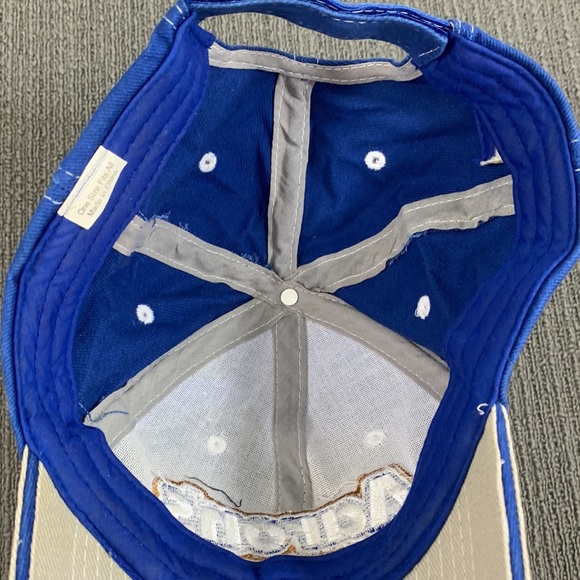 Aaron's Dream Machine Baseball Hat Mens OSFA Blue Gray Adjustable Strapback Cap - Picture 12 of 13